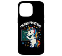 Résoudre des problèmes mathématiques Licorne Graphique Coque pour iPhone 14 Pro Max