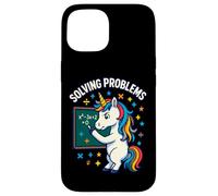 Résoudre des problèmes mathématiques Licorne Graphique Coque pour iPhone 15