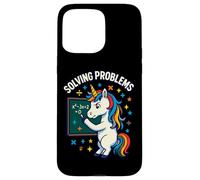 Résoudre des problèmes mathématiques Licorne Graphique Coque pour iPhone 15 Pro Max