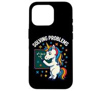 Résoudre des problèmes mathématiques Licorne Graphique Coque pour iPhone 16 Pro