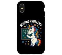 Résoudre des problèmes mathématiques Licorne Graphique Coque pour iPhone X/XS