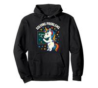 Résoudre des problèmes mathématiques Licorne Graphique Sweat à Capuche