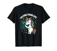 Résoudre des problèmes mathématiques Licorne Graphique T-Shirt