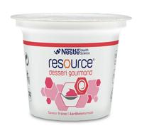 Resource® Dessert gourmand saveur fraise Autre 4x125 g