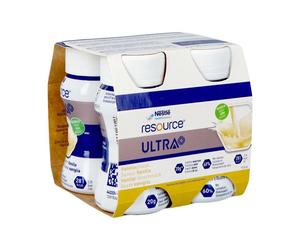 Resource Ultra + Saveur Vanille 4x125ml Fluide 4x125 ml
