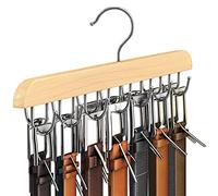 Resovo Cintre en bois pour ceinture, organiseur de ceinture en bois - 1 paquet