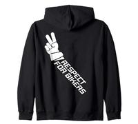 Respect for Bikers - Salutations pour Motards et Motards Sweat à Capuche