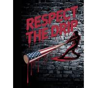 Respect the Drip Baseball Composition Book: American Flag Bat Notebook for Players & Fans, College Ruled, 7.5 x 9.25, 100 Pages: Patriotic baseball ... practice notes, game stats, and daily writing