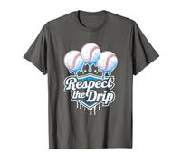 Respect The Drip Baseball Drip Boys Ice Cream Drip Drip Youth T-Shirt