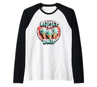 Respect The Drip - Baseball Ice Cream Youth Tee Manche Raglan