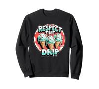 Respect The Drip - Baseball Ice Cream Youth Tee Sweatshirt