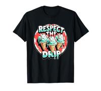 Respect The Drip - Baseball Ice Cream Youth Tee T-Shirt