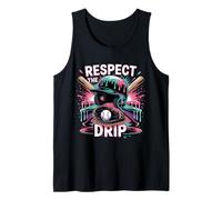 Respect The Drip Casque de Baseball Motif Chauve-Souris Débardeur