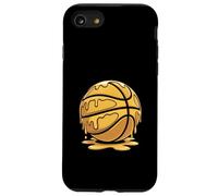 Respect The Drip Golden Ice Cream Gold Basketball Goutte Coque pour iPhone SE (2020) / 7/8