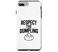 Respect The Dumpling Cute Foodie Humour Coque pour iPhone 7 Plus/8 Plus