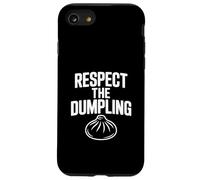Respect The Dumpling Cute Foodie Humour Coque pour iPhone SE (2020) / 7/8