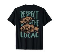 Respect The Local Clownfish Reef Life Backprint T-Shirt