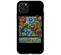 Respect The Locals Illustration de la Faune indigène Coque pour iPhone 11 Pro Max