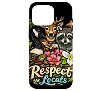 Respect The Locals Illustration de la Faune indigène Coque pour iPhone 16 Pro