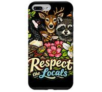 Respect The Locals Illustration de la Faune indigène Coque pour iPhone 7 Plus/8 Plus