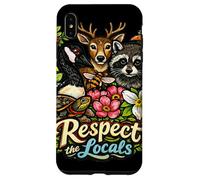 Respect The Locals Illustration de la Faune indigène Coque pour iPhone XS Max