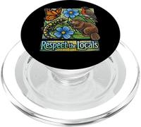 Respect The Locals Illustration de la Faune indigène PopSockets PopGrip pour MagSafe