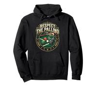 Respect The Pallino Bocce Italian Ball Game Player Bocce Bocce Sweat à Capuche