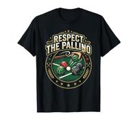 Respect The Pallino Bocce Italian Ball Game Player Bocce Bocce T-Shirt