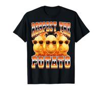 Respect The Potato Funny Potatoes Style Bootleg années 90 T-Shirt