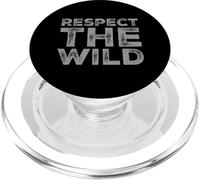 Respect The Wild I Love Our Planet - Éco-Warrior Statement PopSockets PopGrip pour MagSafe