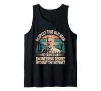 Respect This Old Man Engineering Without Internet - Débardeur