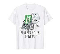 Respect Your Elders Cassette Musicale drôle CDROM Meme T-Shirt