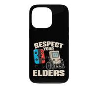 Respect Your Elders Funny 80s Gaming Controller Retro Gamer Coque pour iPhone 13 Pro