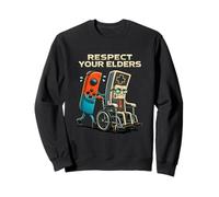 Respect Your Elders Jeu vidéo Vintage Old School Throwback Sweatshirt