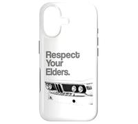 Respect Your Elders Vintage Euro E 9-9 Coque pour iPhone 17
