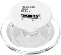Respect Your Elders Vintage Euro E 9-9 PopSockets PopGrip pour MagSafe