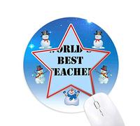 respectable meilleur maître bonhomme de neige, tapis de souris série star mat