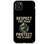 Respectez Le pic - Protégez Notre planète | Journée Mondiale des Montagnes Coque pour iPhone 11 Pro Max