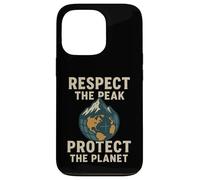 Respectez Le pic - Protégez Notre planète | Journée Mondiale des Montagnes Coque pour iPhone 13 Pro