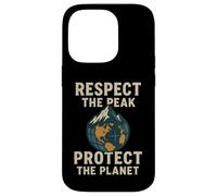Respectez Le pic - Protégez Notre planète | Journée Mondiale des Montagnes Coque pour iPhone 14 Pro