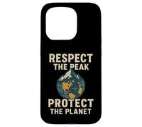 Respectez Le pic - Protégez Notre planète | Journée Mondiale des Montagnes Coque pour iPhone 15 Pro