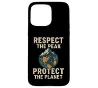 Respectez Le pic - Protégez Notre planète | Journée Mondiale des Montagnes Coque pour iPhone 15 Pro Max