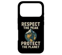 Respectez Le pic - Protégez Notre planète | Journée Mondiale des Montagnes Coque pour iPhone 17 Pro