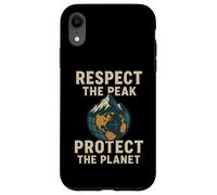 Respectez Le pic - Protégez Notre planète | Journée Mondiale des Montagnes Coque pour iPhone XR
