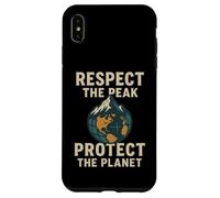 Respectez Le pic - Protégez Notre planète | Journée Mondiale des Montagnes Coque pour iPhone XS Max
