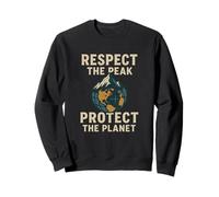 Respectez Le pic - Protégez Notre planète | Journée Mondiale des Montagnes Sweatshirt