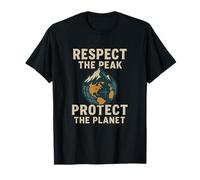 Respectez Le pic - Protégez Notre planète | Journée Mondiale des Montagnes T-Shirt