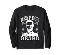 Respectez Le président de la Guerre Civile de Beard Manche Longue