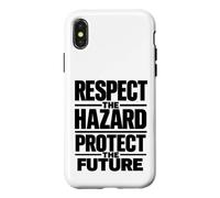 Respectez Les Dangers et protégez l'avenir | Sécurité au Travail Coque pour iPhone X/XS