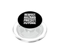 Respectez Les Dangers et protégez l'avenir | Sécurité au Travail PopSockets PopGrip pour MagSafe